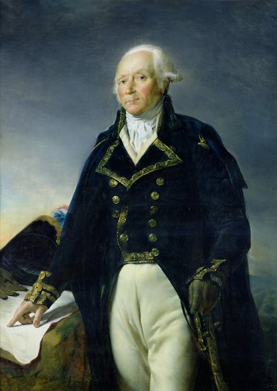 Porträt von Francois-Christophe Kellermann (1735-1820) von Georges Rouget